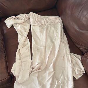 Elegant Cream Maxi Dress